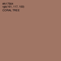 #A17564 - Coral Tree Color Image